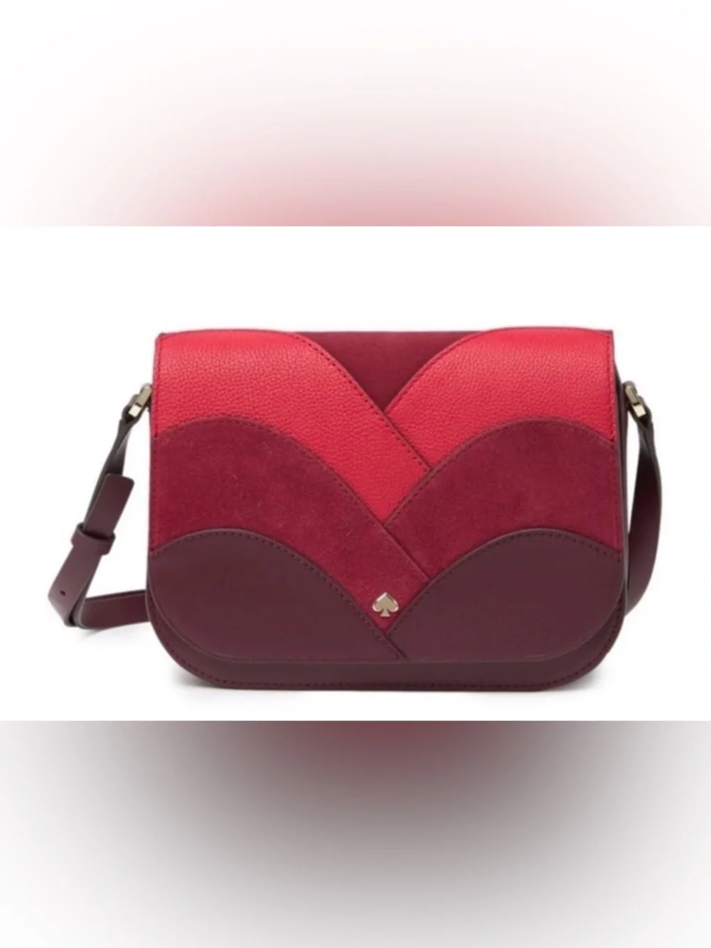 Kate Spade Nadine Patchwork Bag in Leather and Suede - Picture 1 of 10